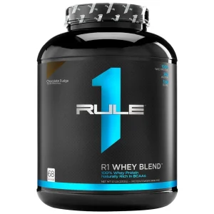Rule1 R1 Whey Blend (5 lbs ,2.3 kg, Chocolate)