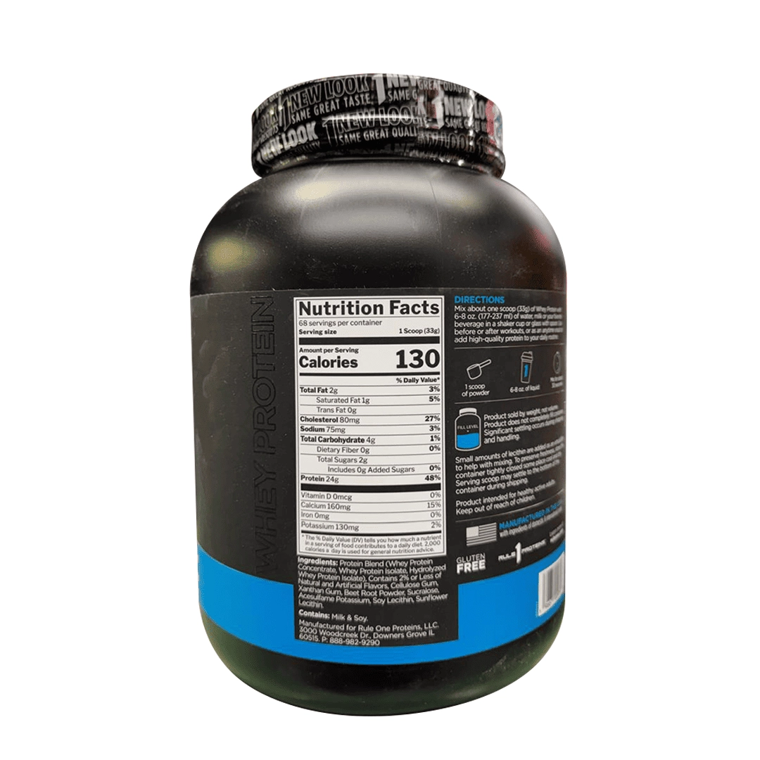 Rule1 R1 Whey Blend (5 lbs ,2.3 kg, Chocolate) - Image 2