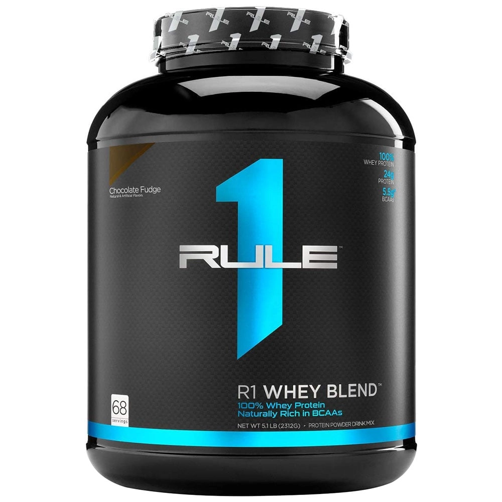 Rule1 R1 Whey Blend (5 lbs ,2.3 kg, Chocolate)