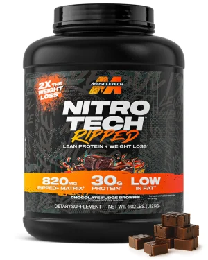 Muscletech Nitrotech Ripped 4LB ( 1.8 kg ) Chocolate